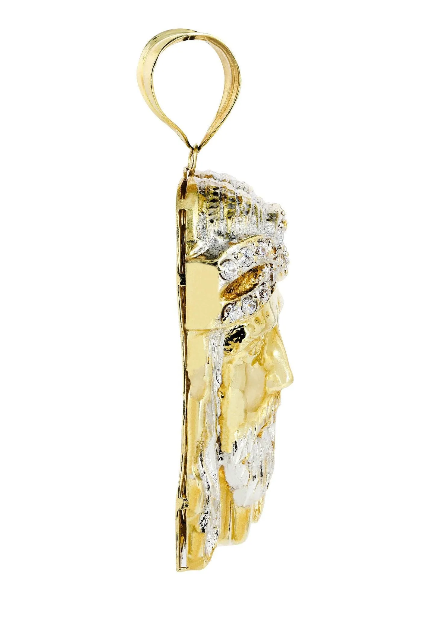 10K Gold Jesus Piece Pendant  |  59.2 Grams