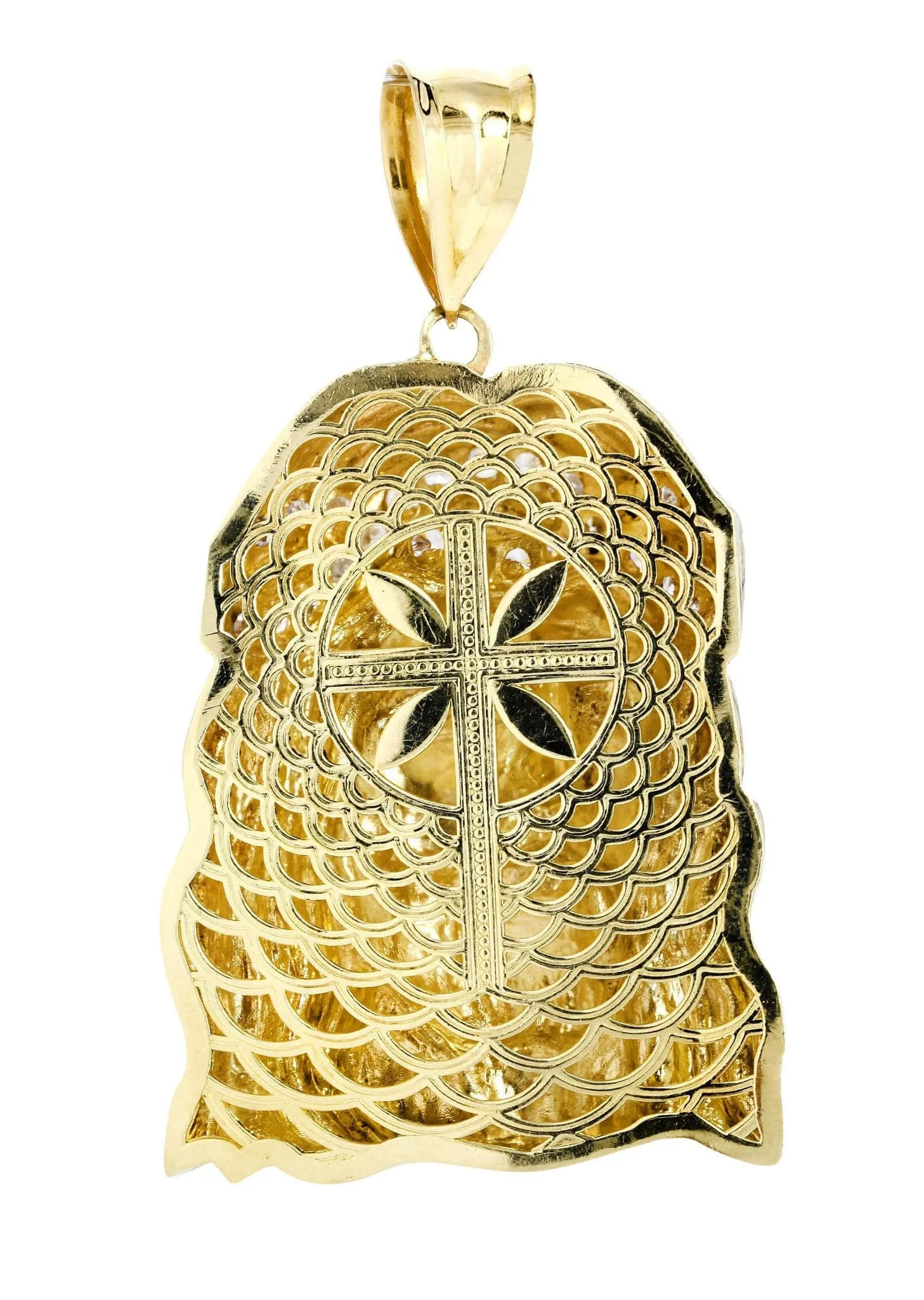 10K Gold Jesus Piece Pendant  |  59.2 Grams