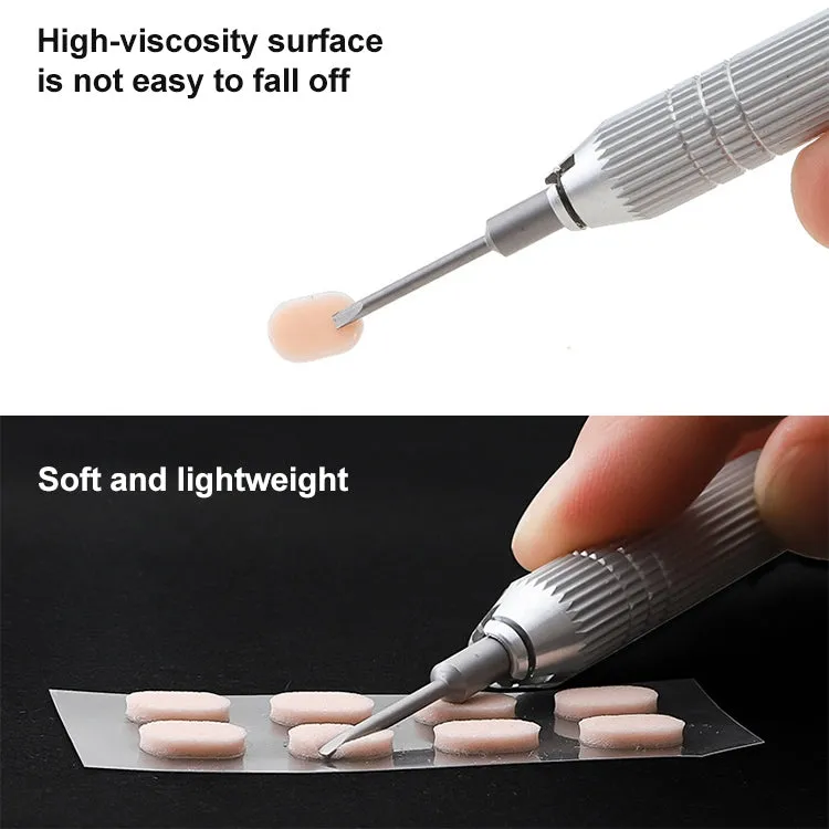 20 PCS Glasses Nose Strip Soft EVA Sponge Nose Mat Comfortable No Pressure Mark Does Not Remove Makeup Anti-Height Eye Frame Nose(D-type Skin Color 1.5mm)