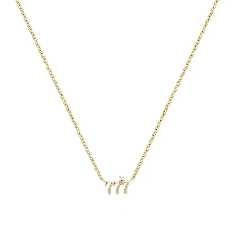 777 Angel Number Necklace