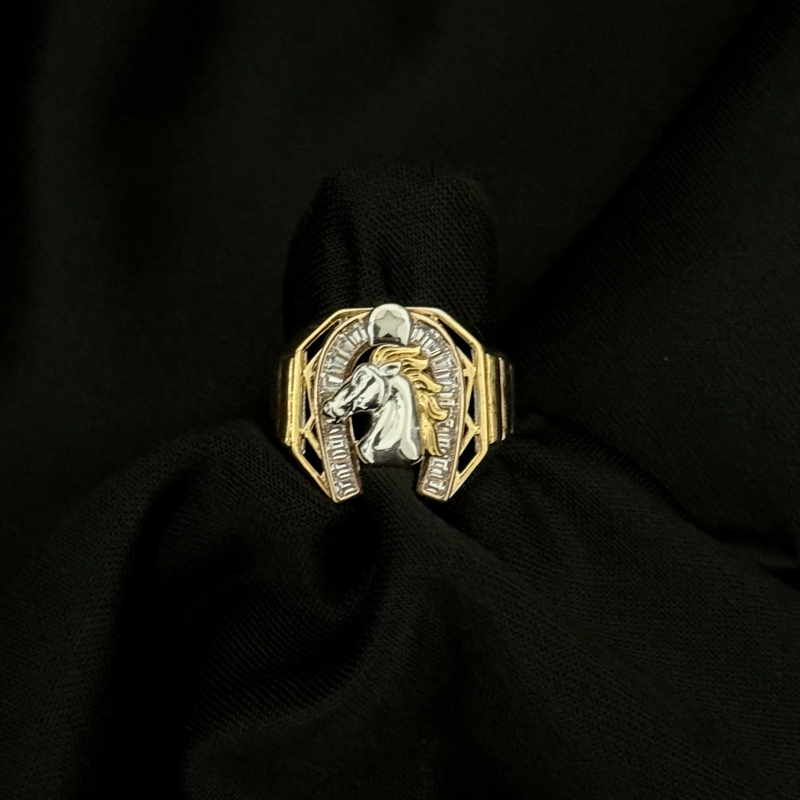 925 Silver Horse Ring 09