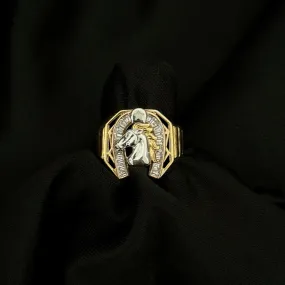 925 Silver Horse Ring 09