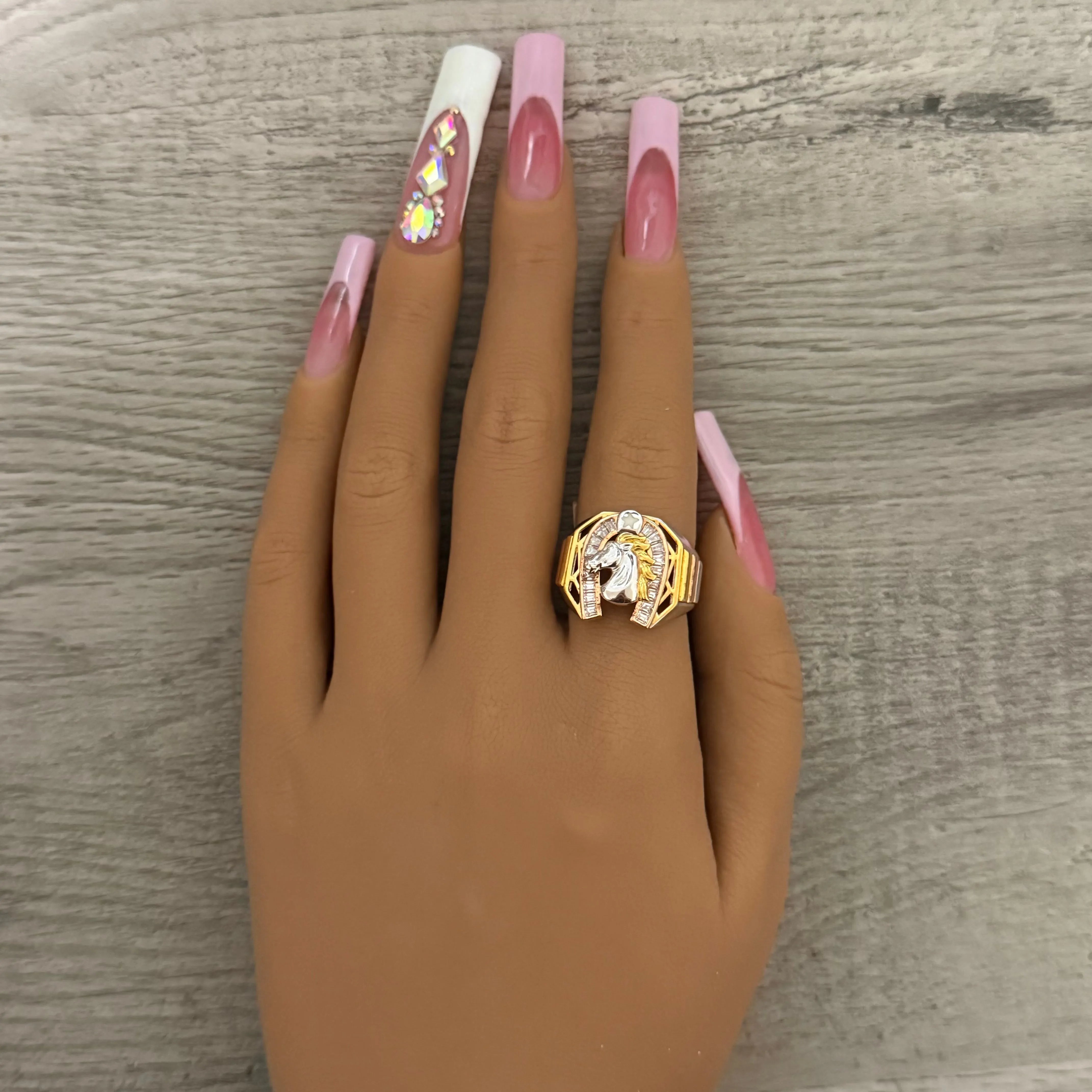 925 Silver Horse Ring 09
