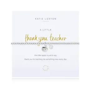 A Little "Thank You Teacher" Bracelet