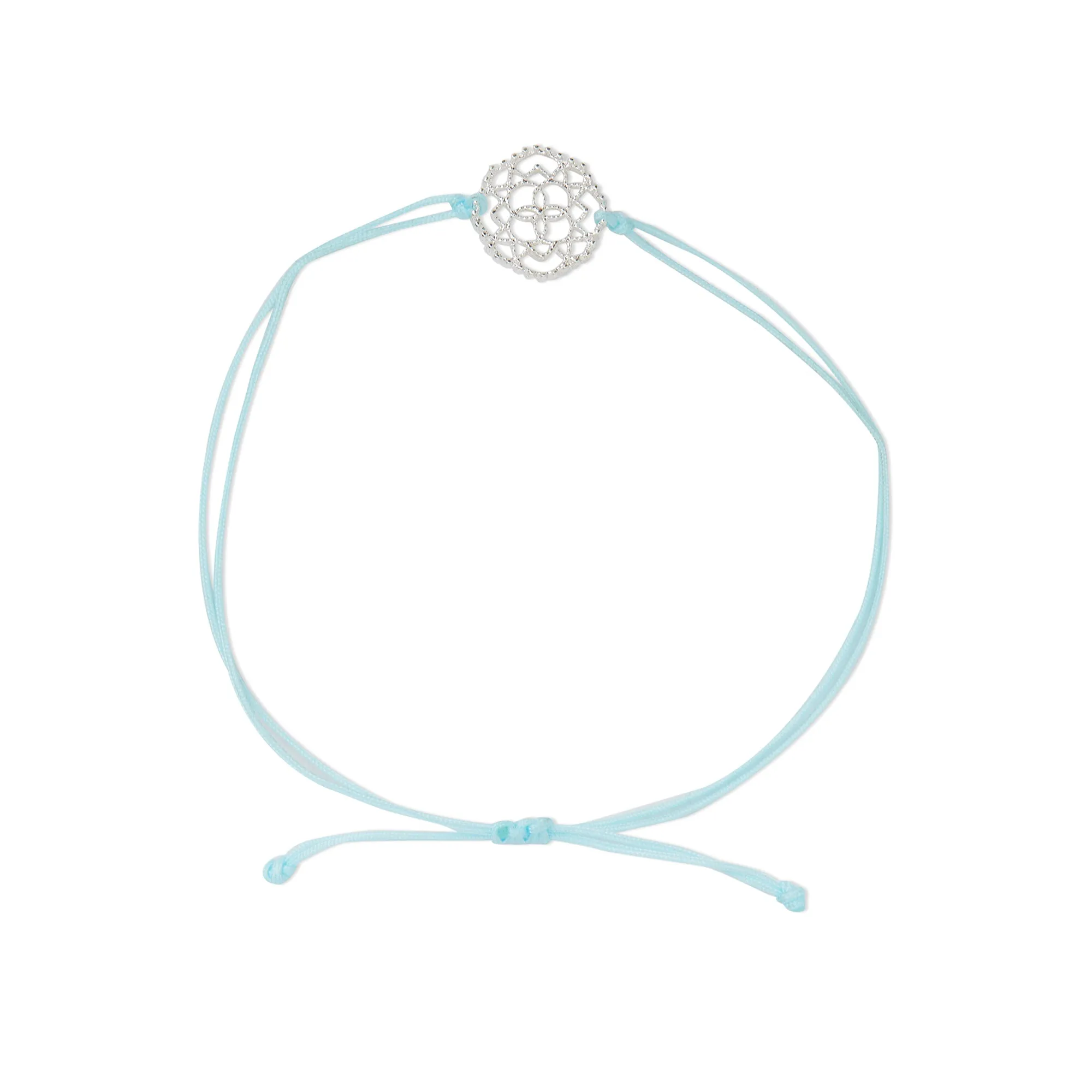 Accessorize London Women's Blue Filigree Friendship Bracelet