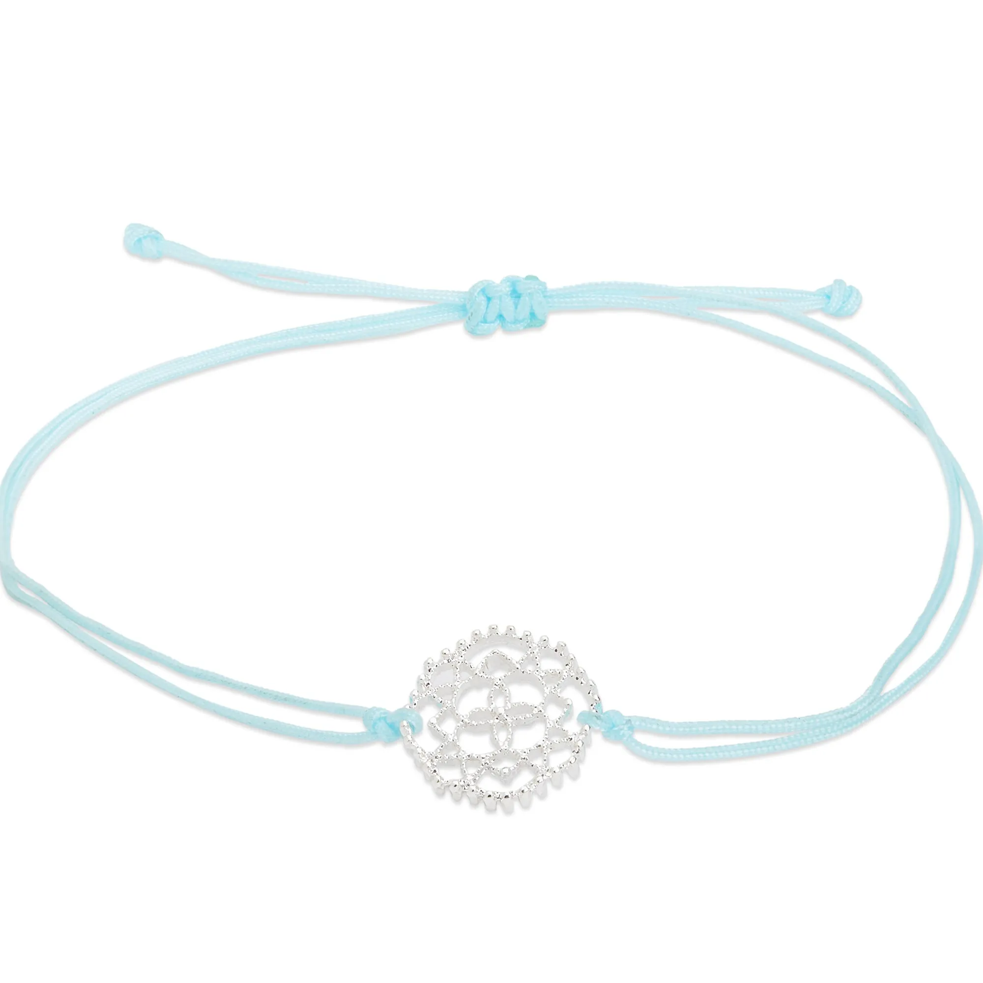 Accessorize London Women's Blue Filigree Friendship Bracelet