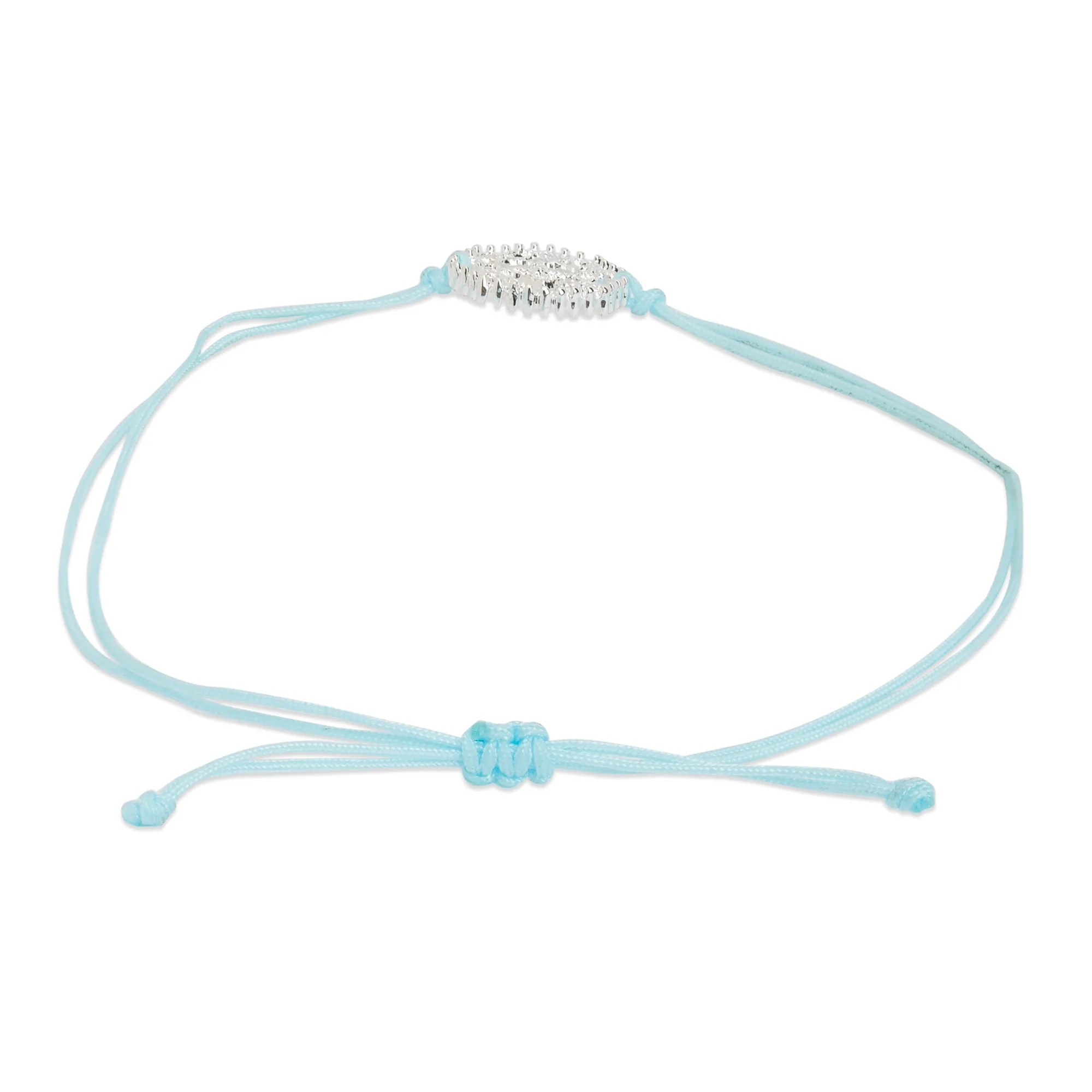 Accessorize London Women's Blue Filigree Friendship Bracelet