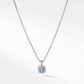 Albion Kids Necklace with Blue Topaz and Diamonds, 4mm