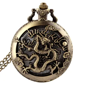 Antique Chinese Dragon Pocket Watch