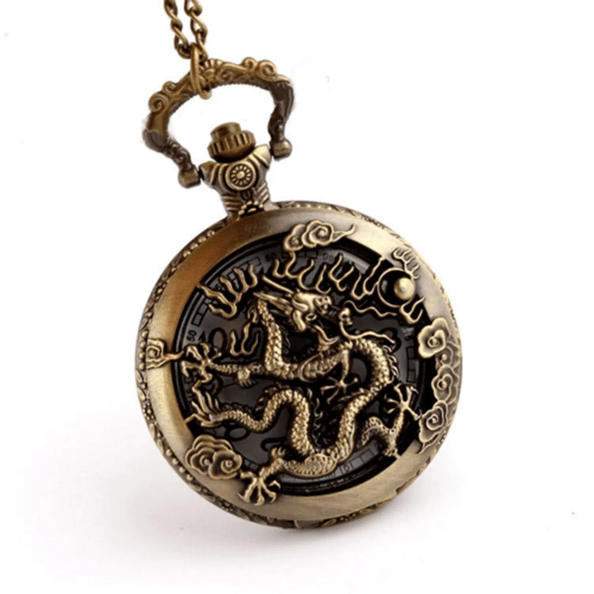 Antique Chinese Dragon Pocket Watch