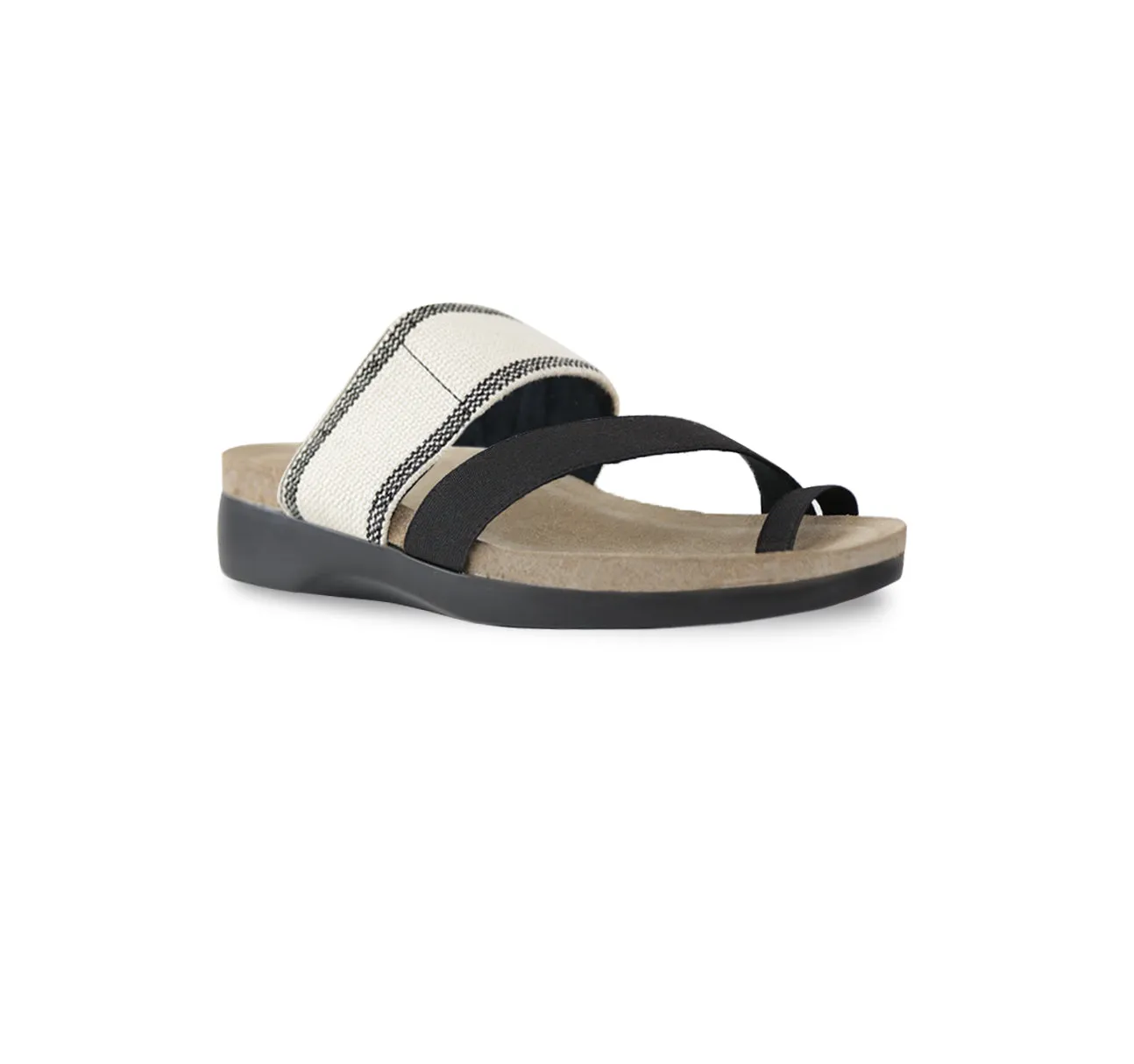 ARIES-CREAM W/ BLACK STRIPE