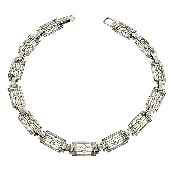 Art Deco Filigree Bracelet