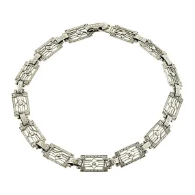 Art Deco Filigree Bracelet