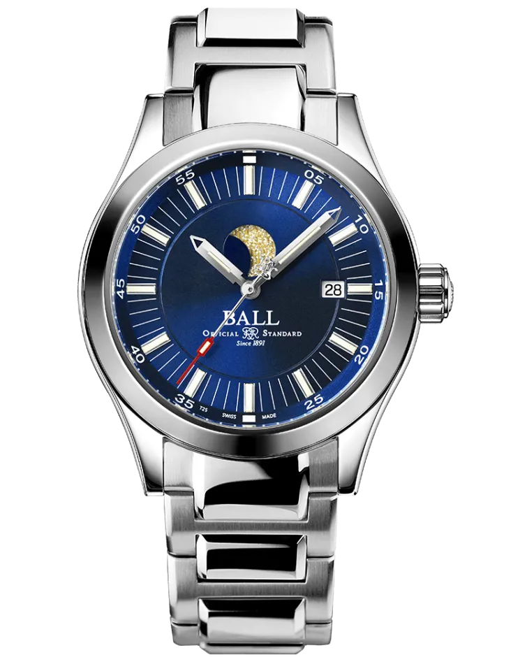 Ball Men's Watch Engineer III Moon Phase Blue NM2282C-SJ-BE