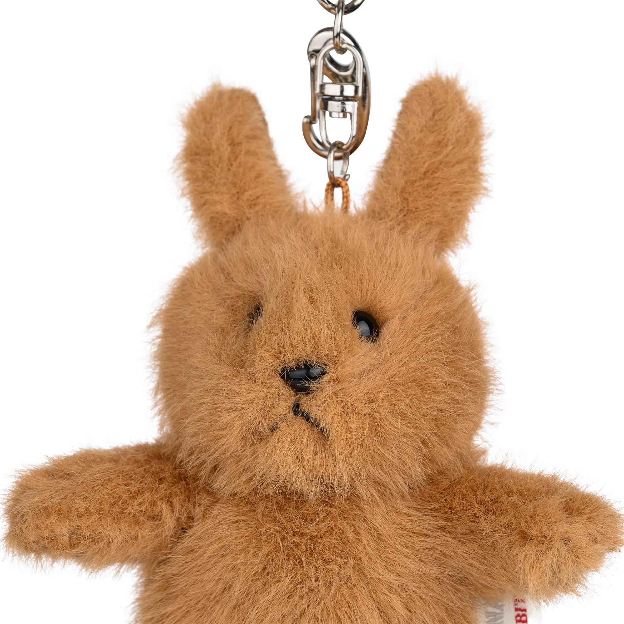 BEAR RABBIT STUFFED ANIMAL KEY RING