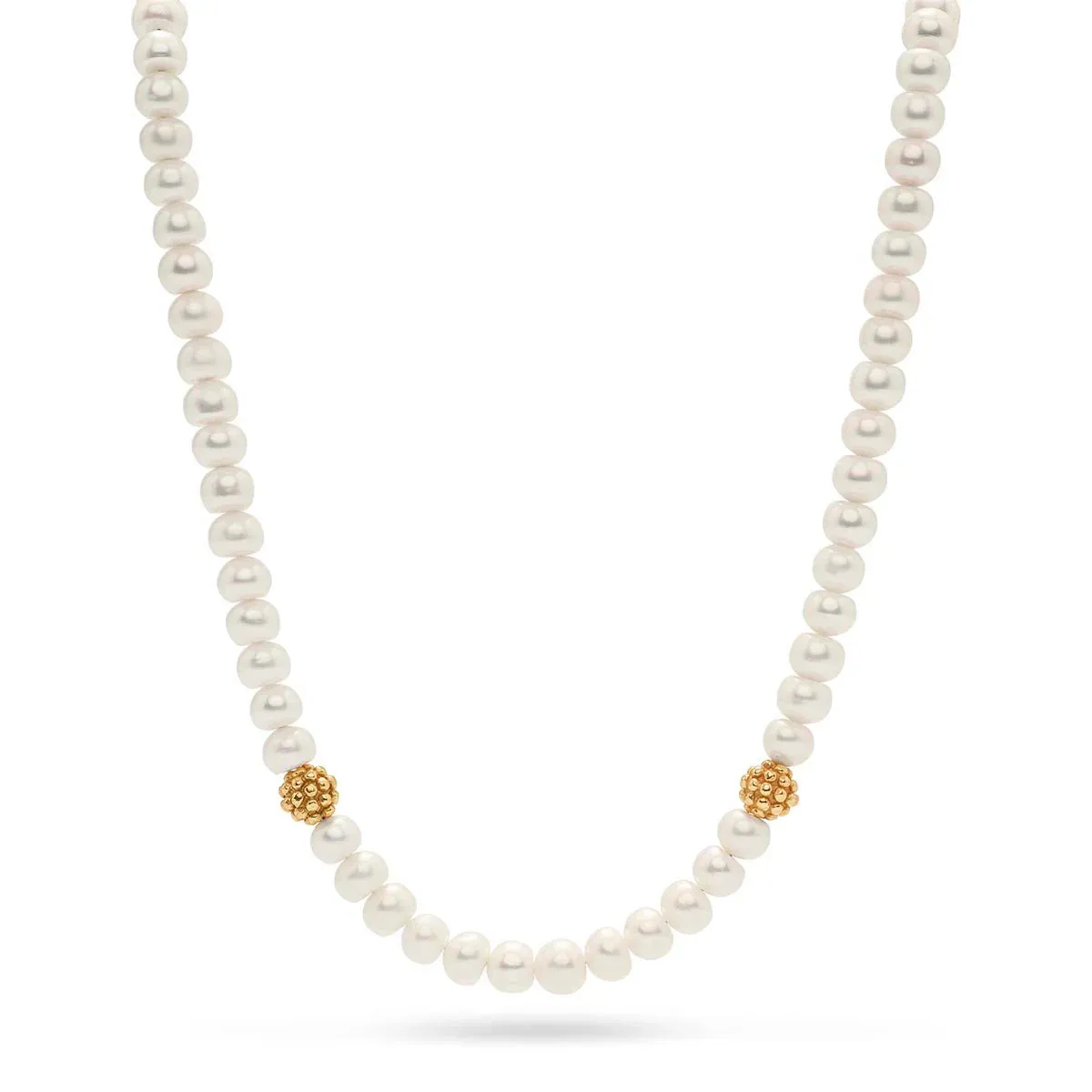 Berry Single Strand Necklace - Pearl