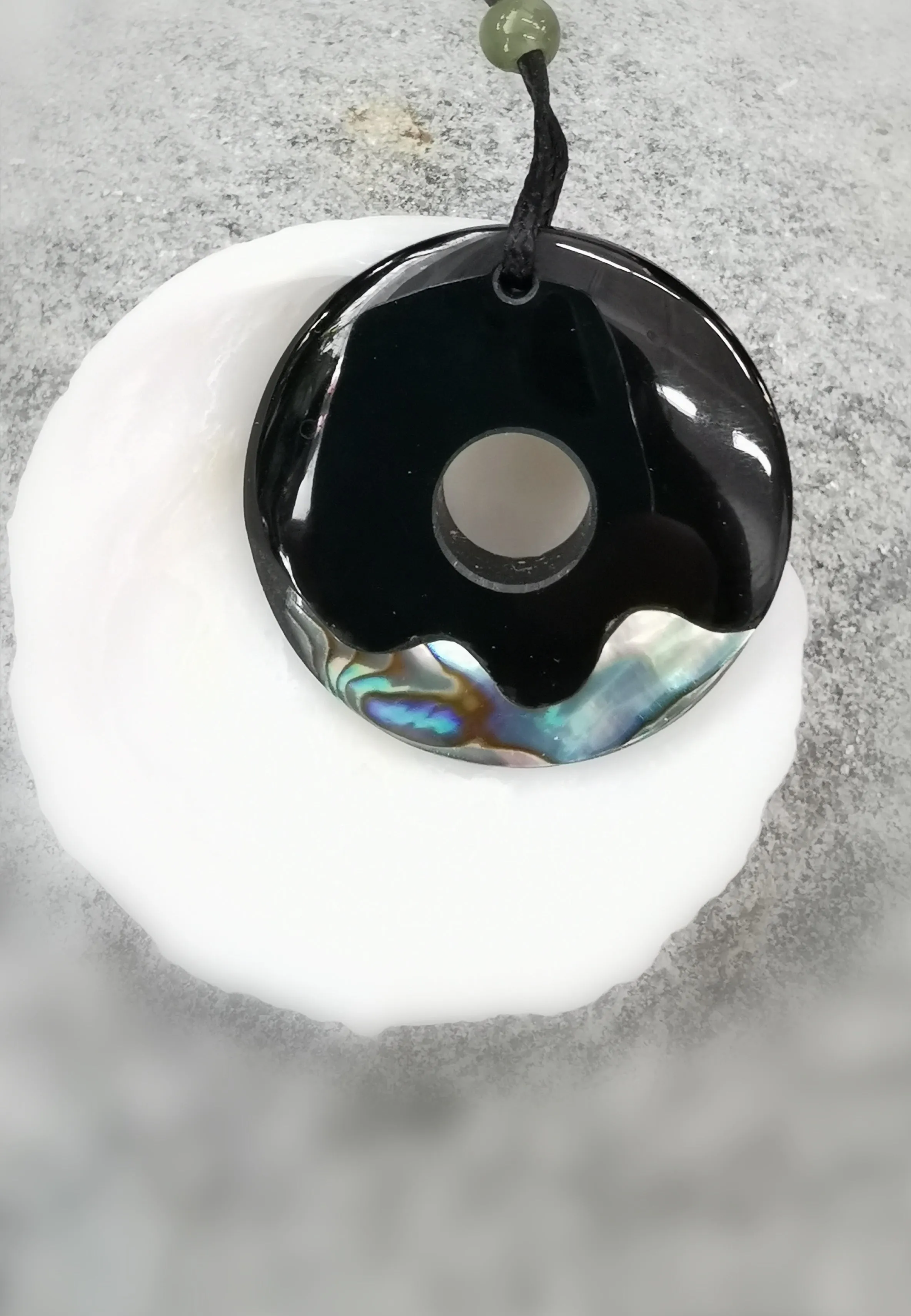 Black Jade Harmony Necklace #1119