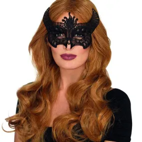 Black Lace Devil Eyemask