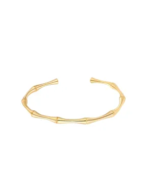 Bracelet Gold Bamboo Ajustable