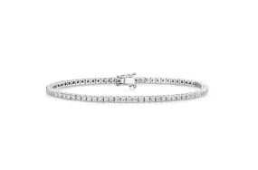 Bracelet Perpetual Tennis 18kt White Gold & 88 Diamonds