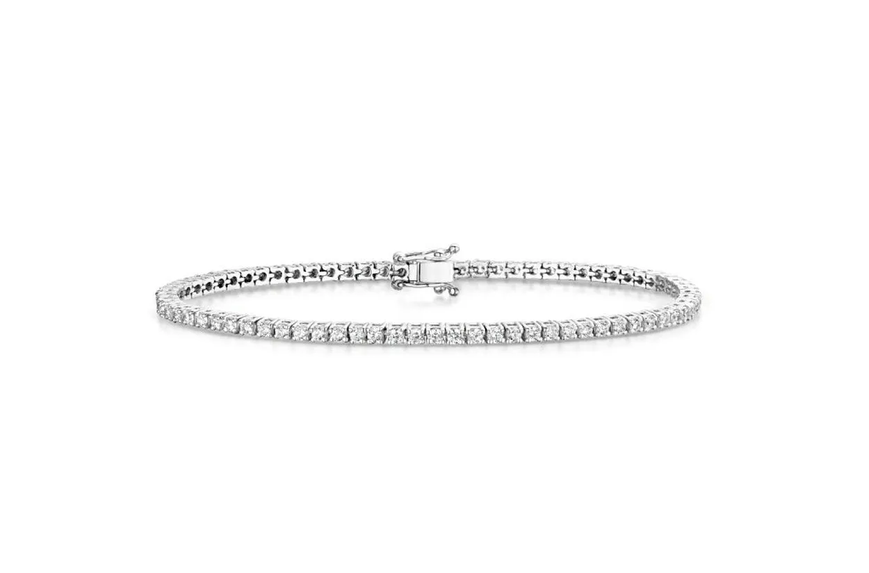 Bracelet Perpetual Tennis 18kt White Gold & 88 Diamonds