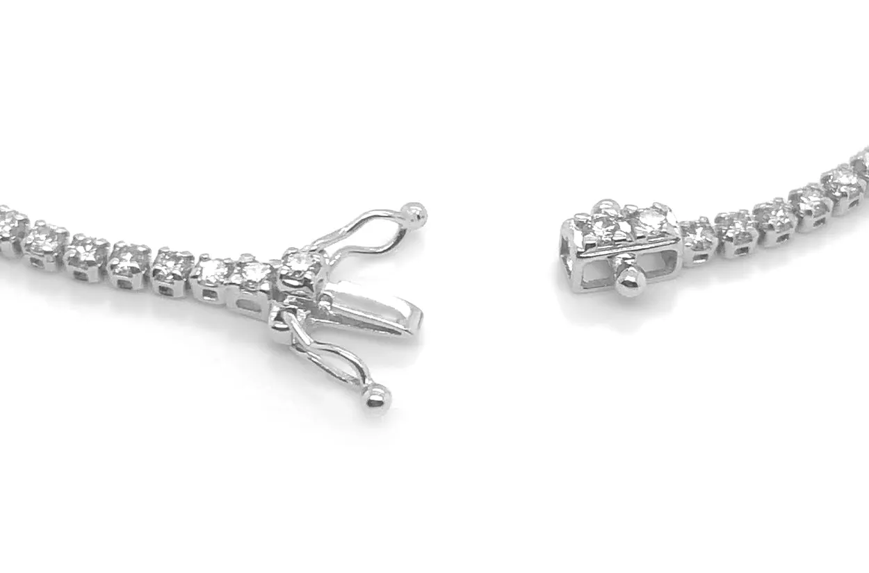 Bracelet Perpetual Tennis 18kt White Gold & 88 Diamonds