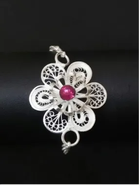 Calming presence - Silver rakhi