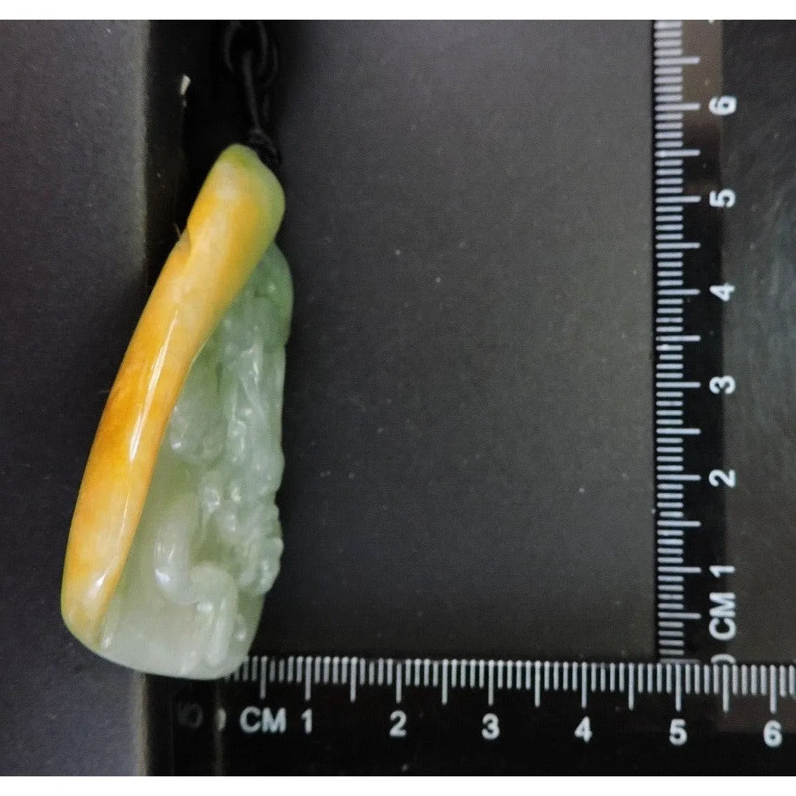Certified Natural Hand-Carved A Jadeite Jade Pendant Necklace Dragon