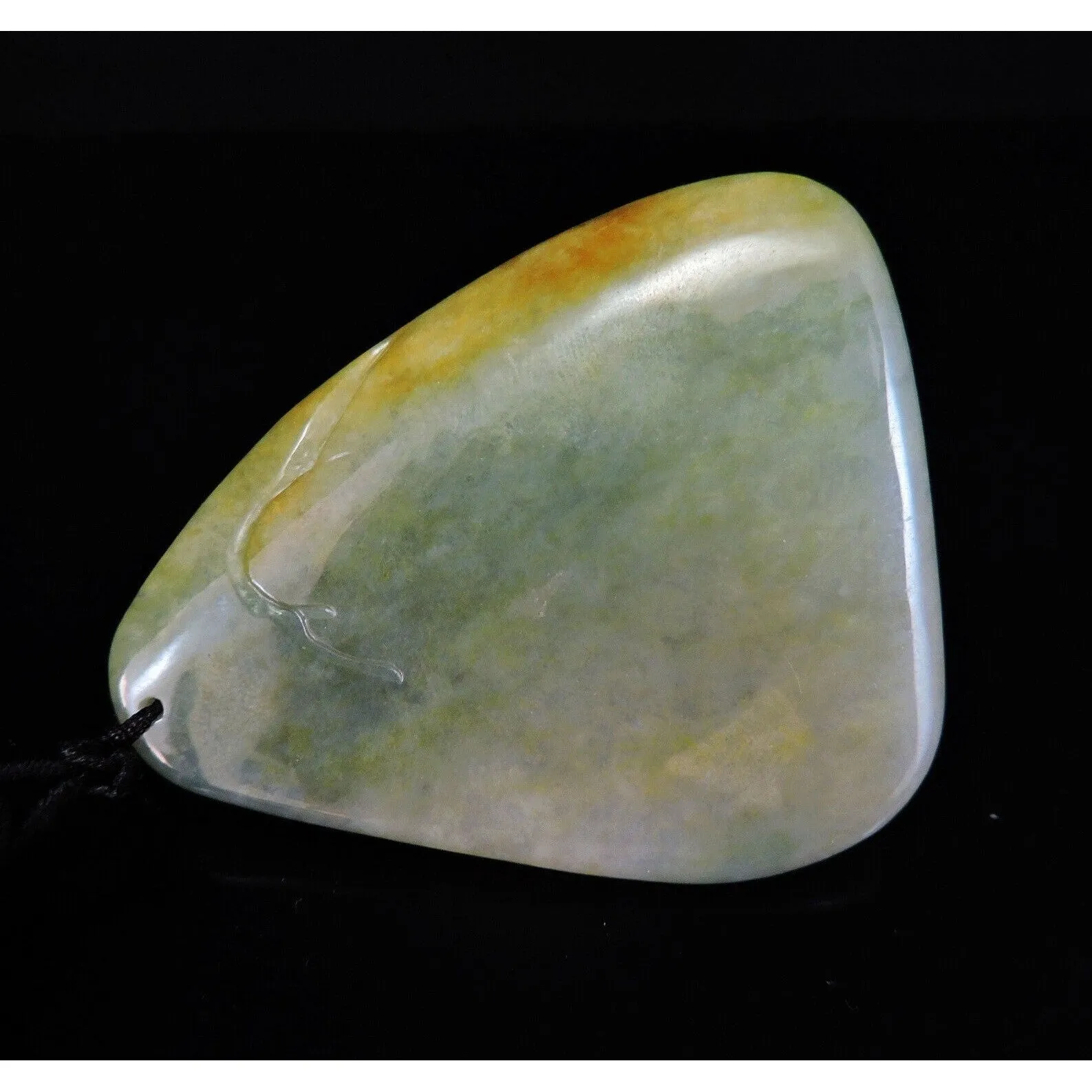 Certified Natural Hand-Carved A Jadeite Jade Pendant Necklace Dragon