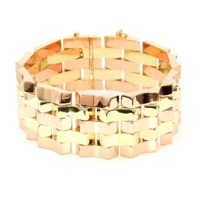 Concave Link Retro Bracelet