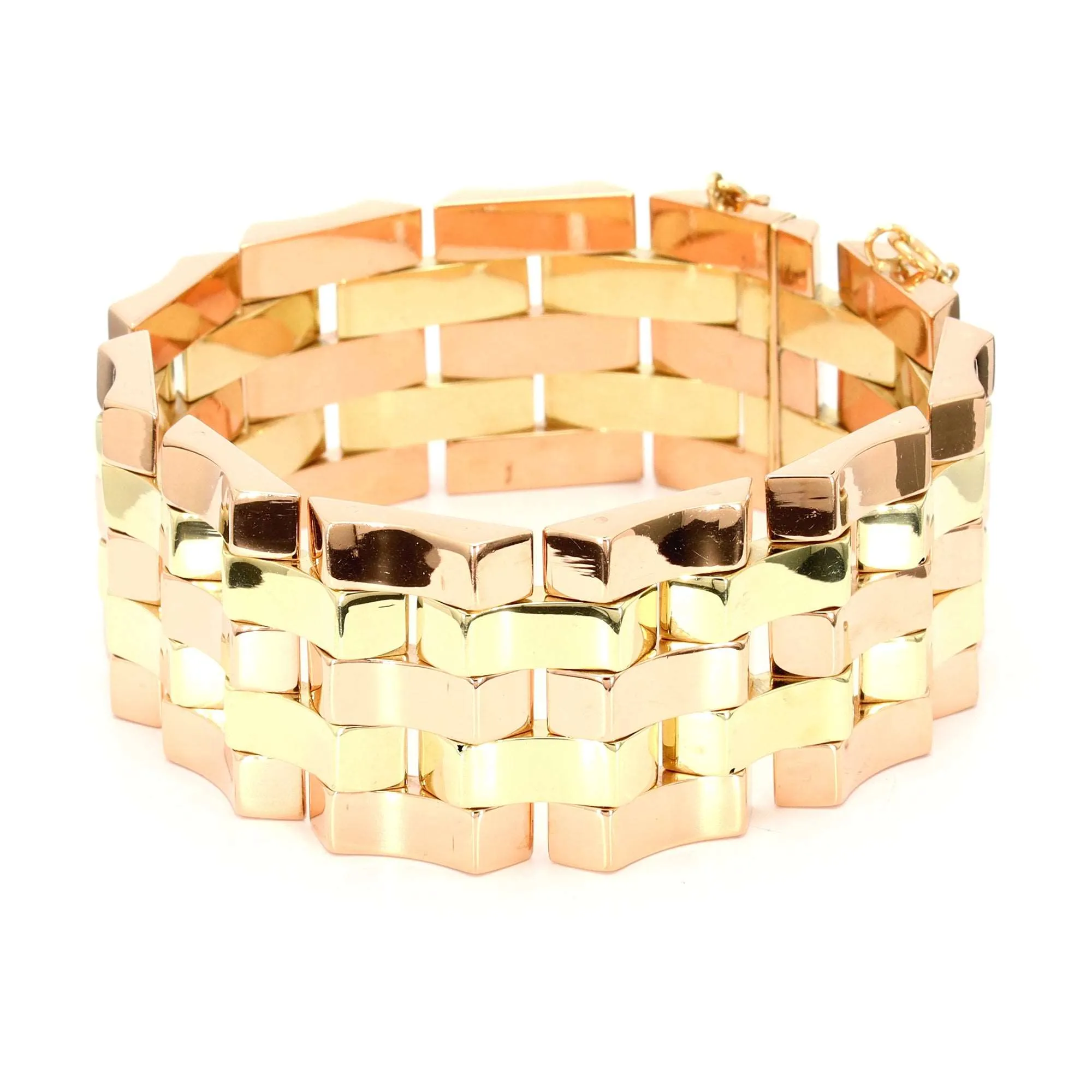 Concave Link Retro Bracelet