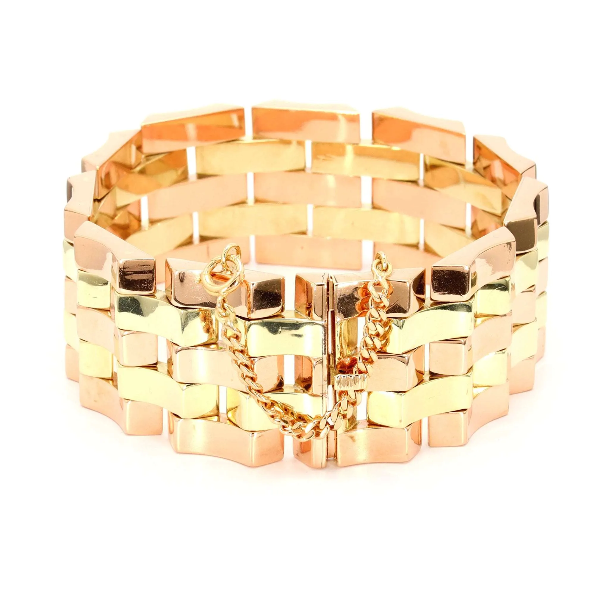 Concave Link Retro Bracelet