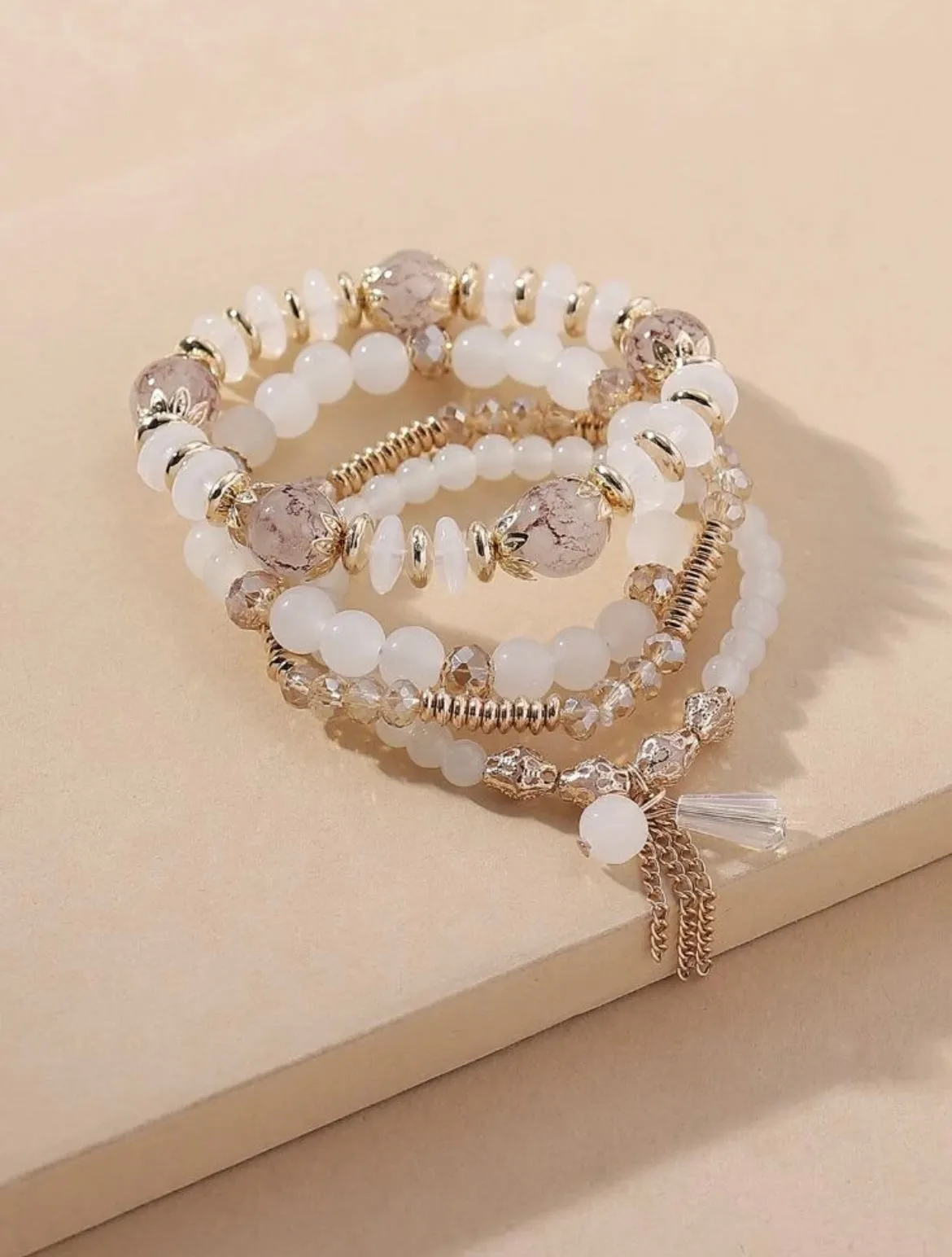 Crystal Beaded Bracelet