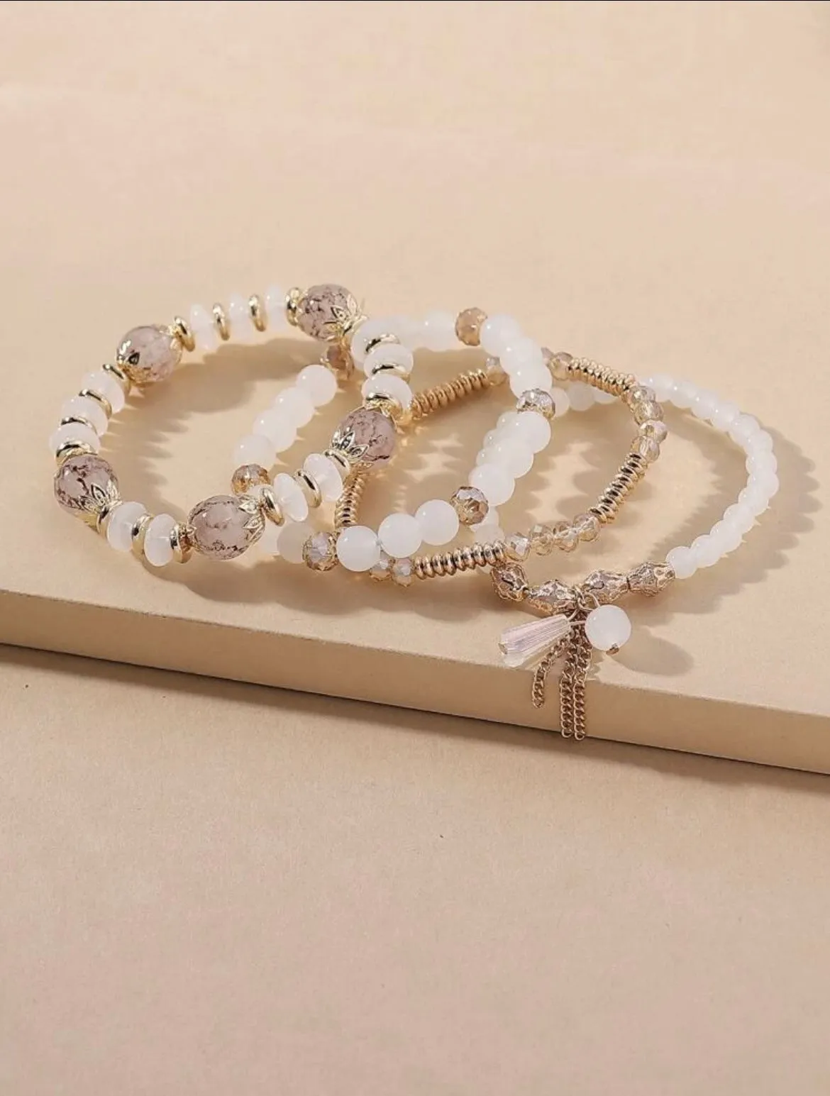 Crystal Beaded Bracelet