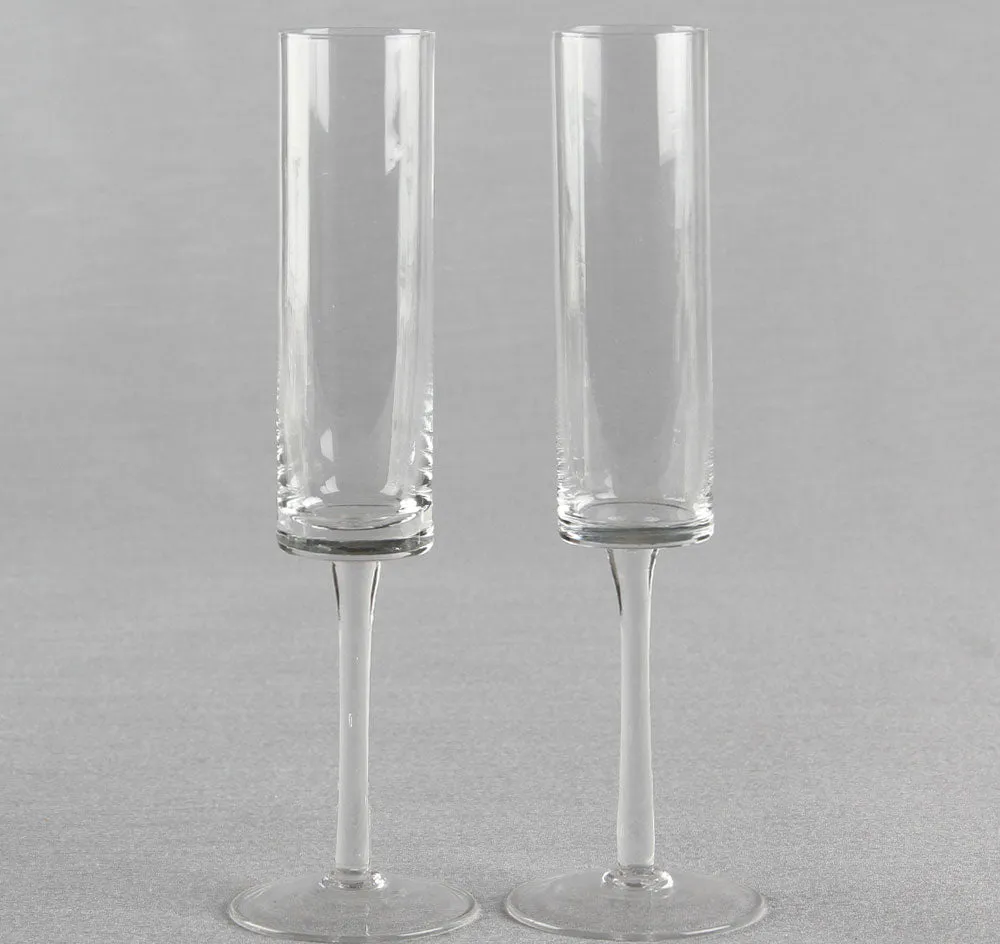 Cylinder Champagne Flutes