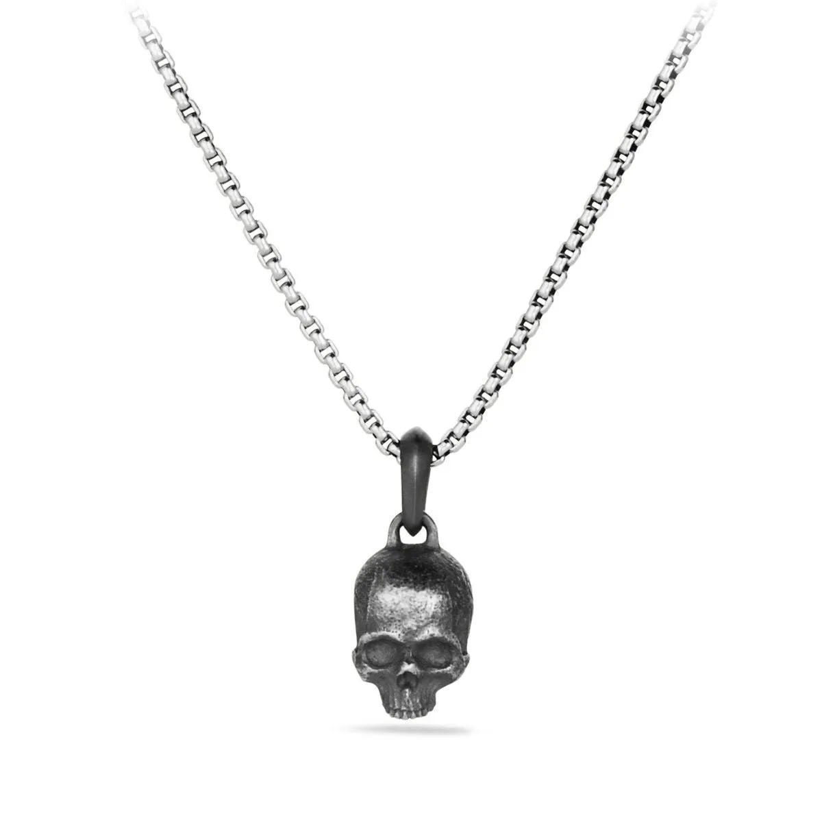 David Yurman 12mm Skull Pendant