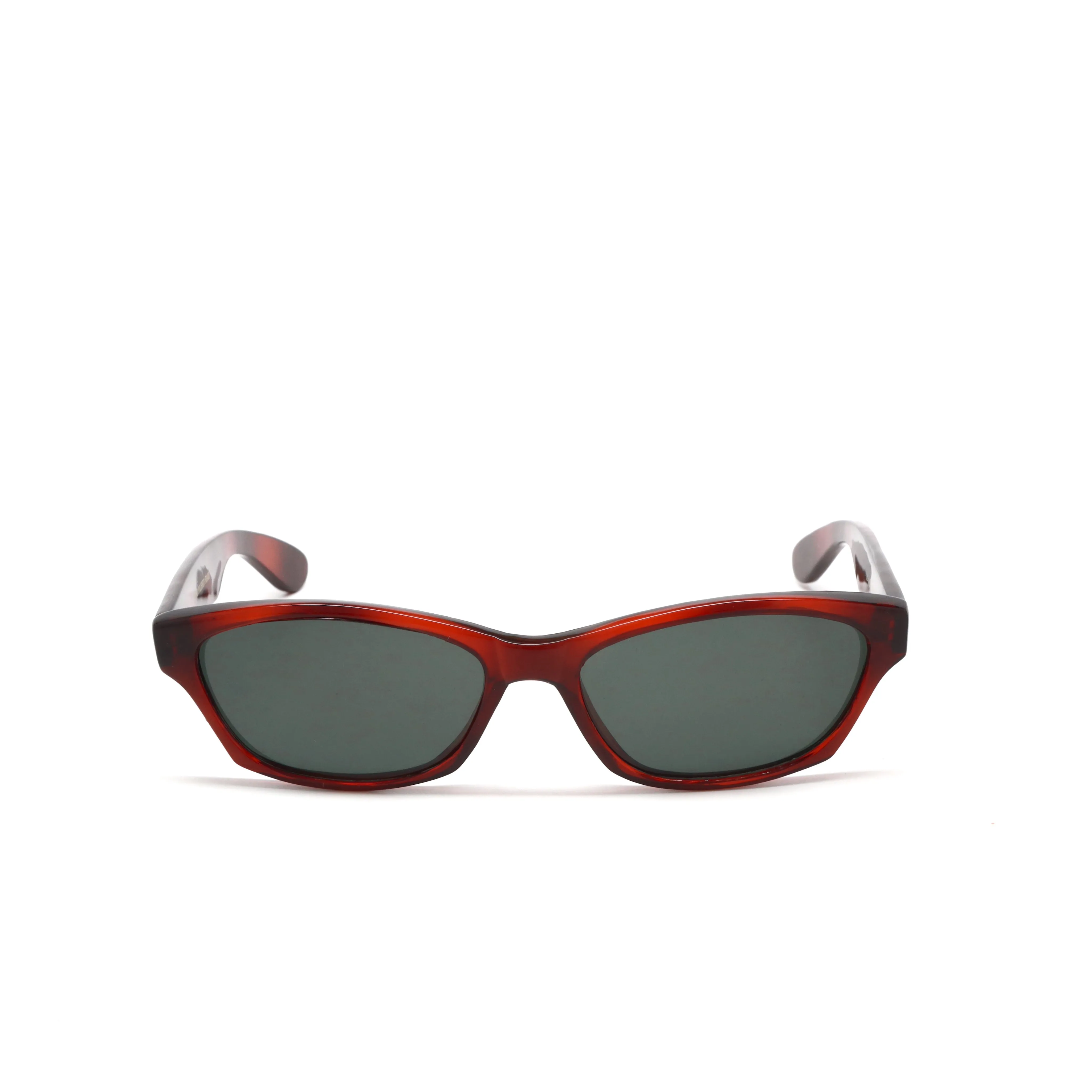 Deadstock Original Rectangular Wayfarer Frame Sunglasses - Tortoise Red