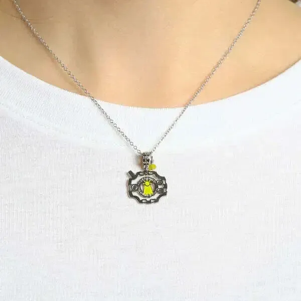 Digimon Adventure Digivice Takeru Takaishi & Patamon Necklace Pendant Japan