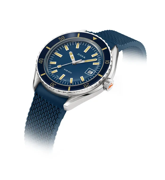 DOXA Sub 200 Caribbean Rubber Small - 799.10.201.10