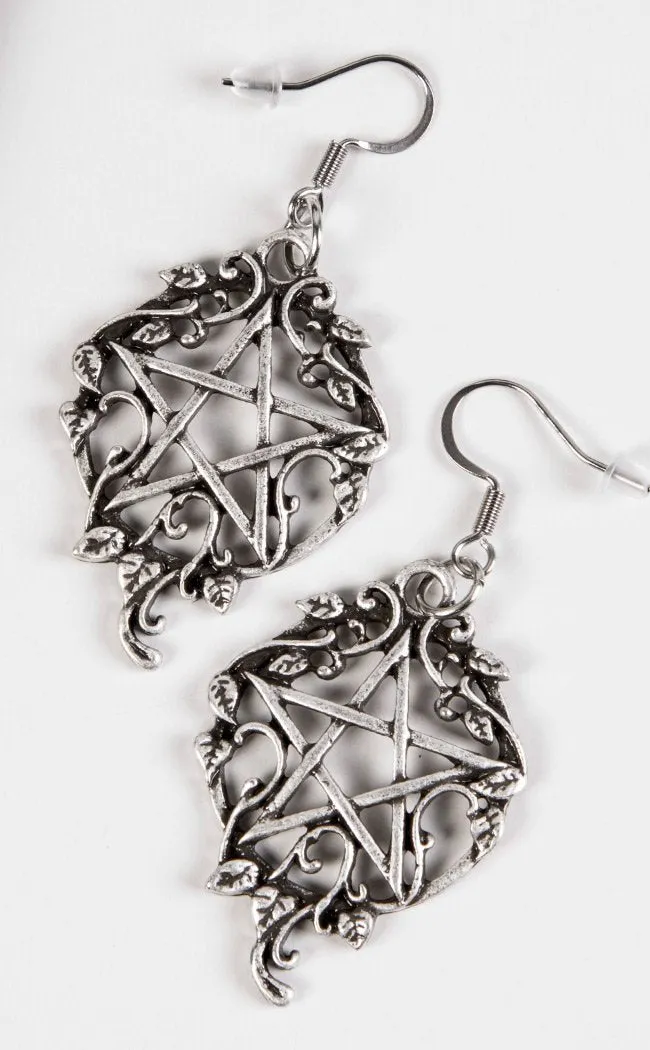 Druidess Earrings | Silver