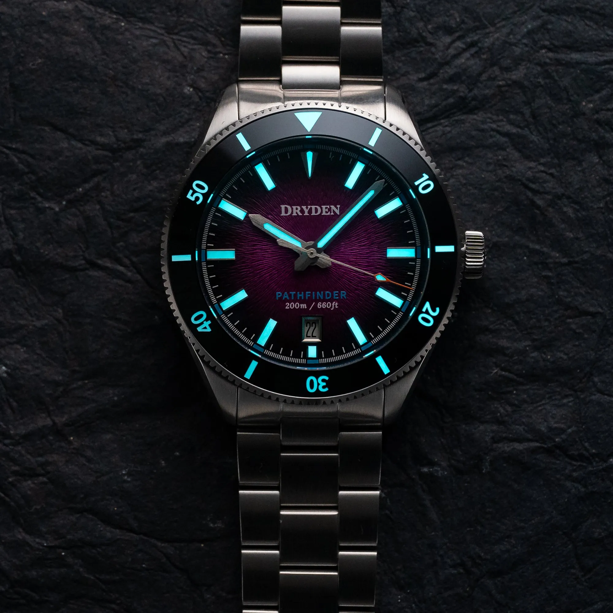 Dryden Pathfinder Automatic Diver - Magenta Fume
