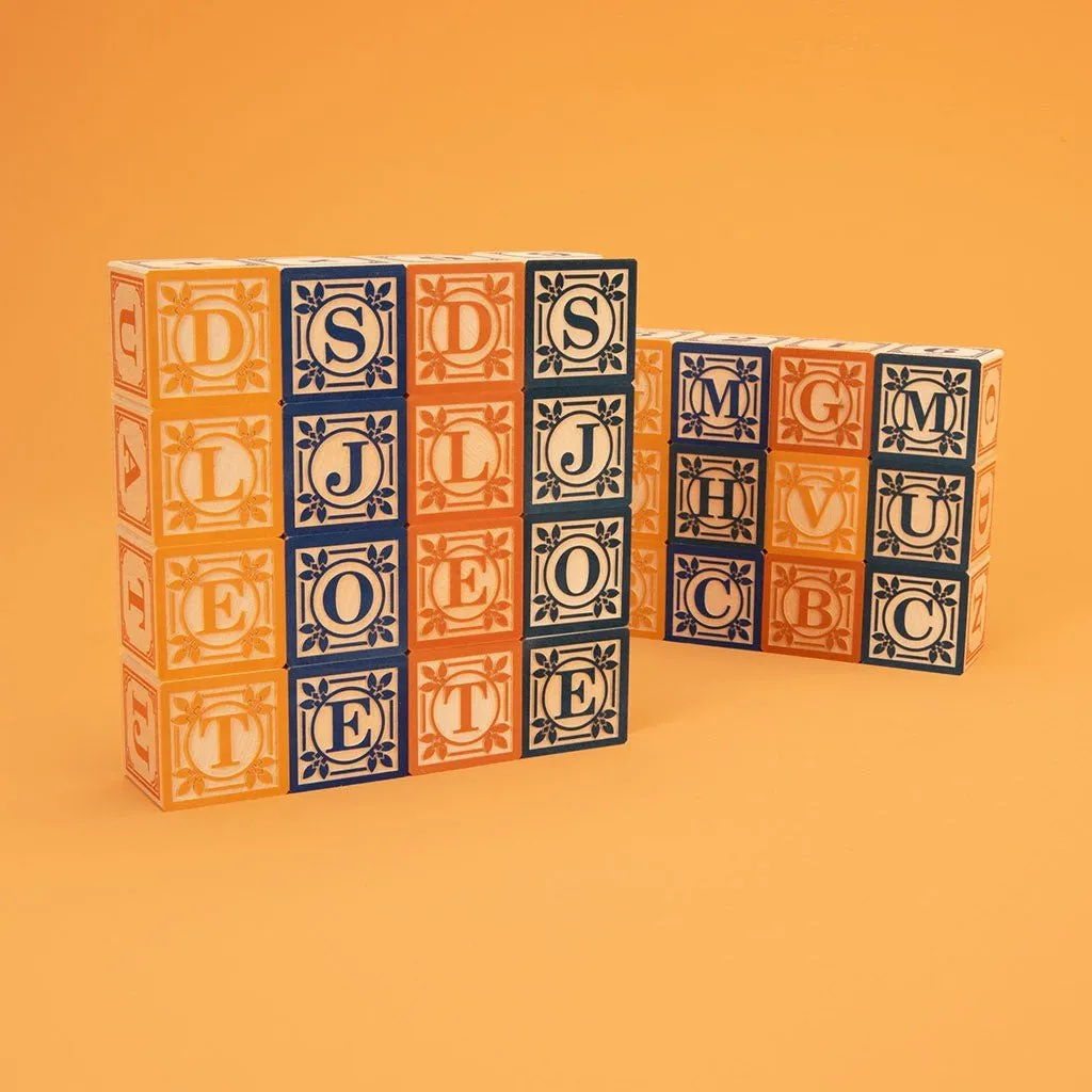 Dutch Language 28 Wooden Block Set