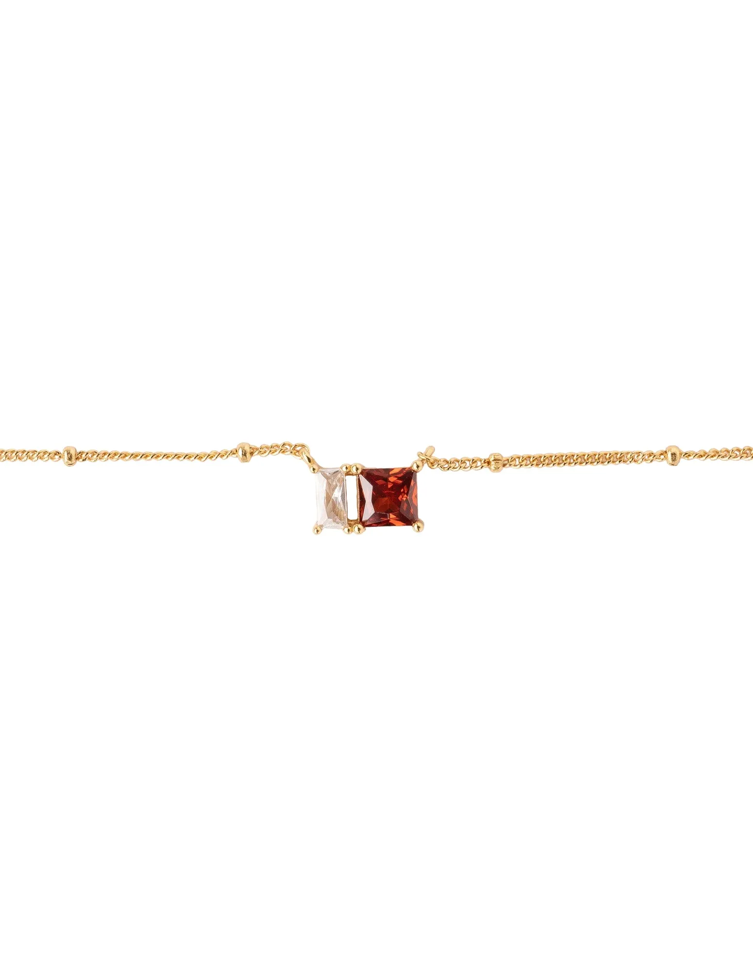 Elly Lou Celestial Necklace- Red