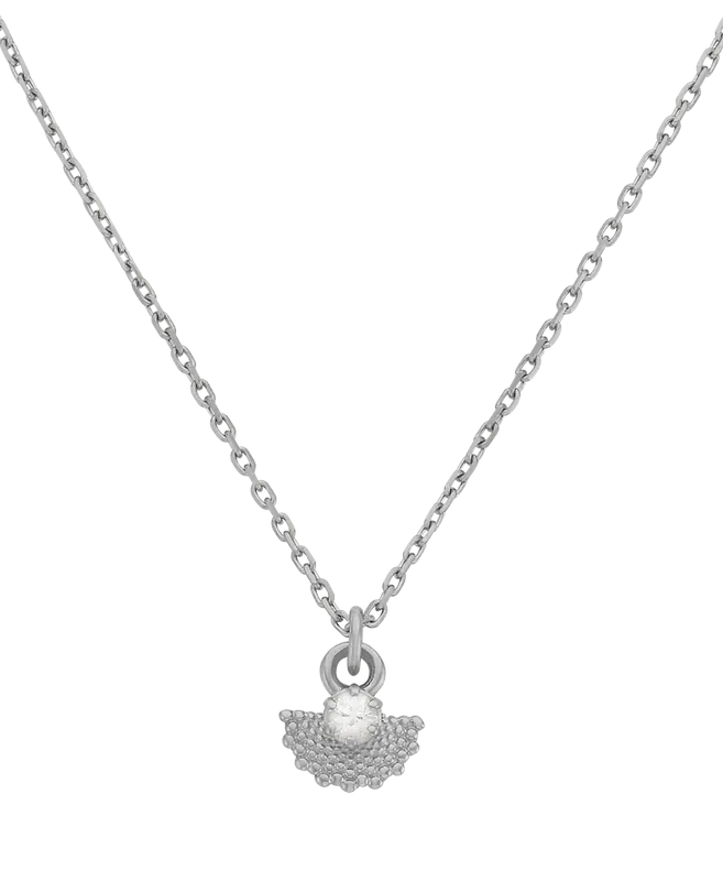 Eos Necklace | White Zircon