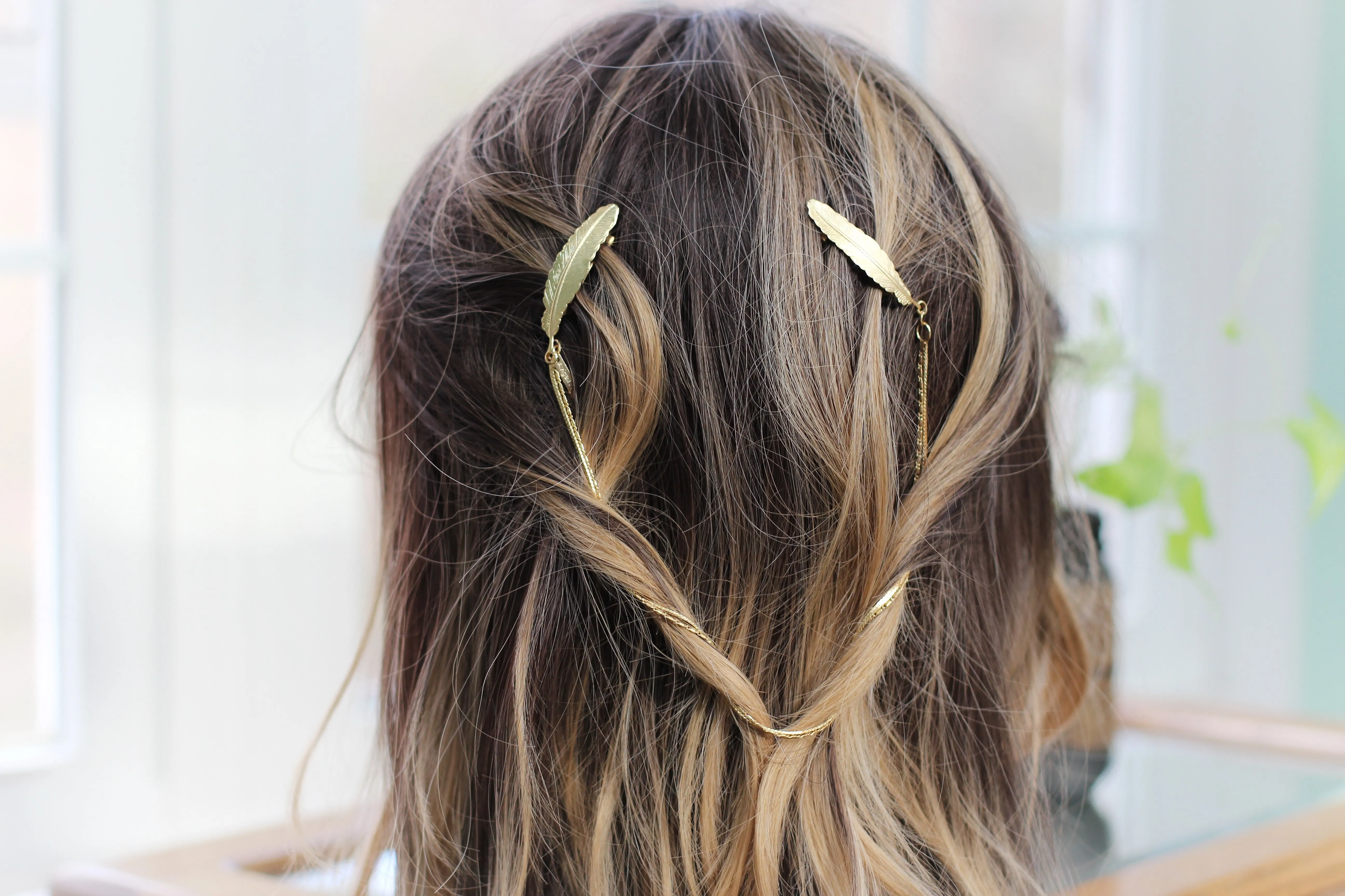 Feather Hair Chain