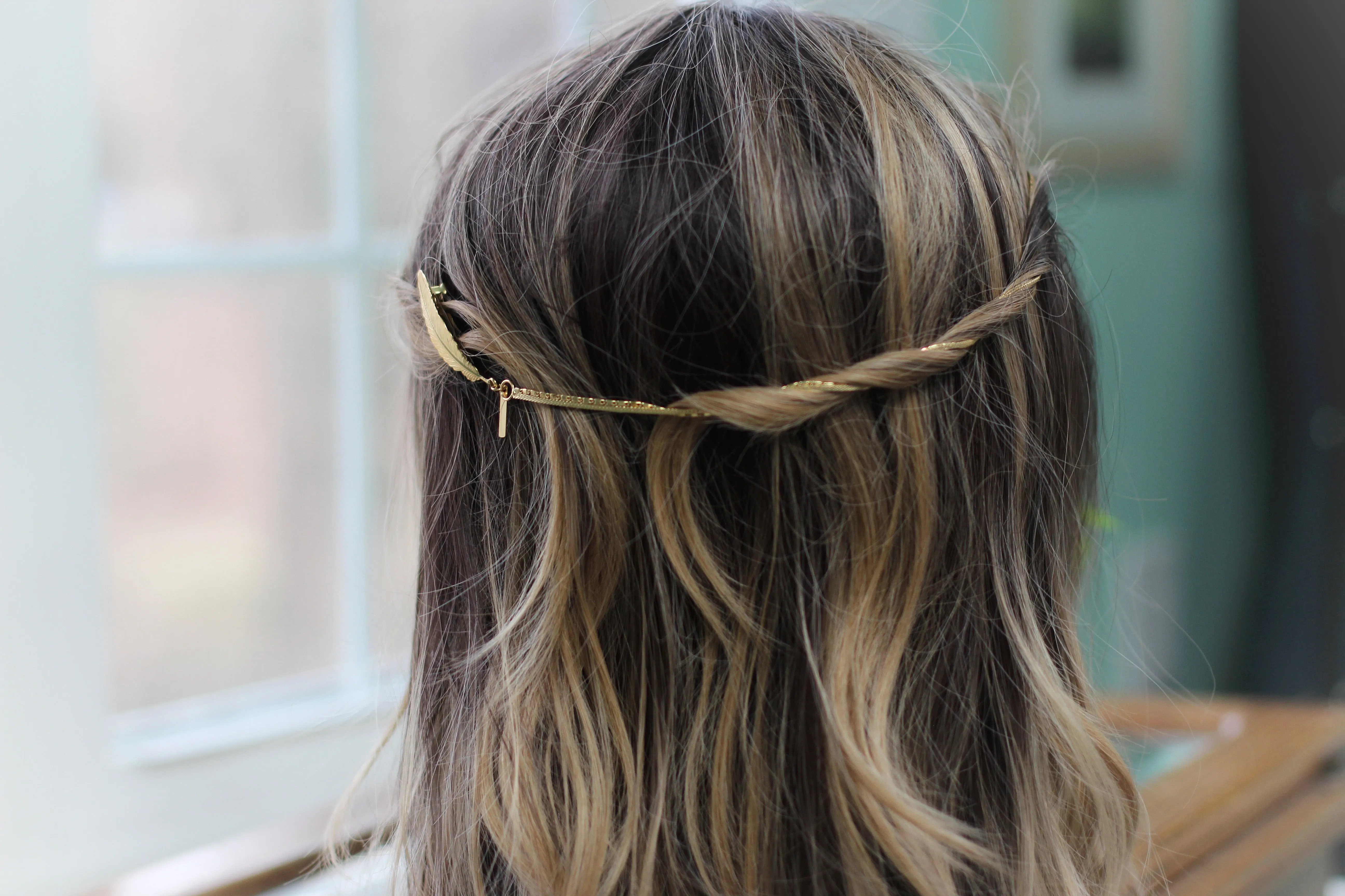 Feather Hair Chain