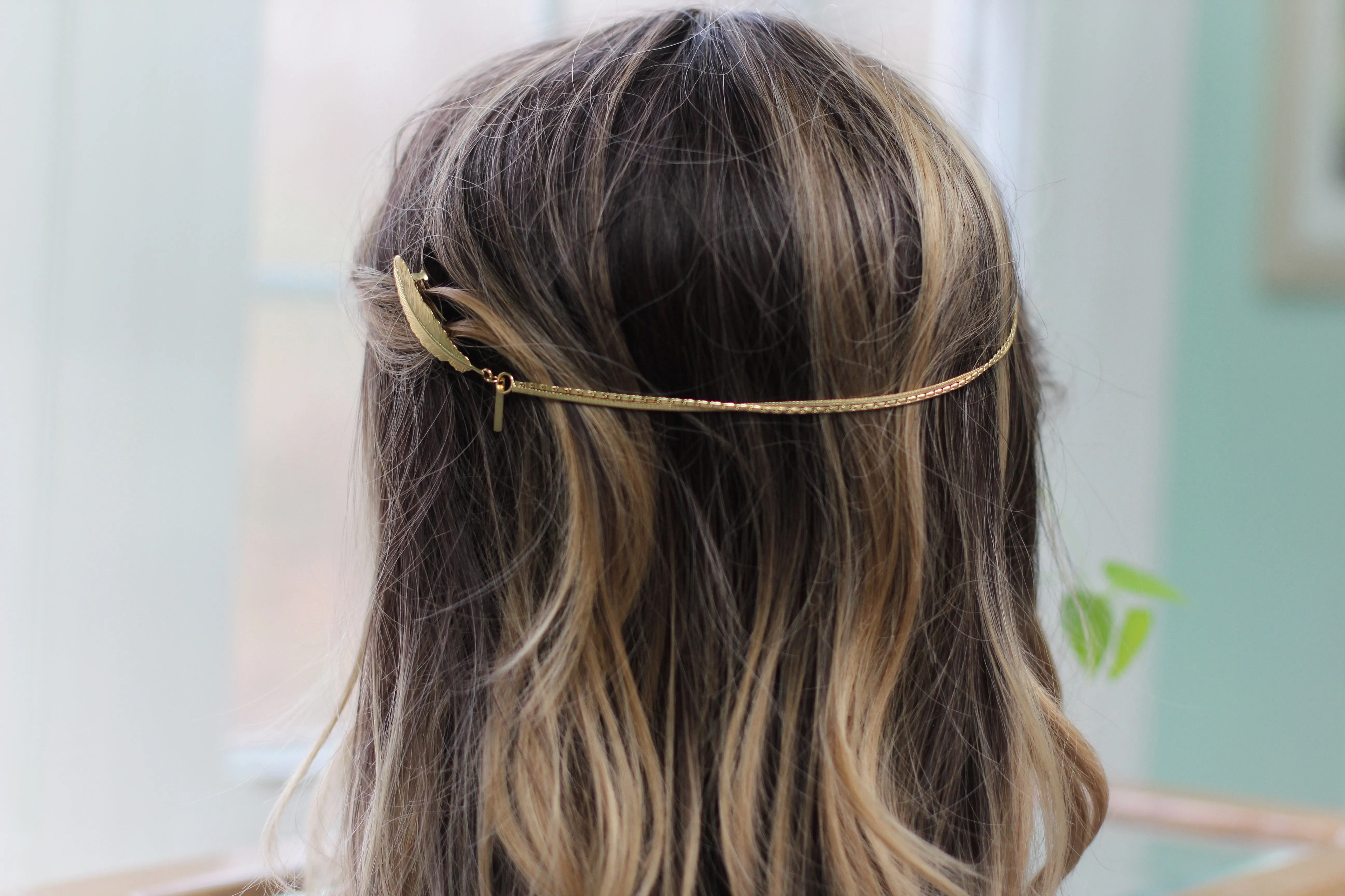 Feather Hair Chain