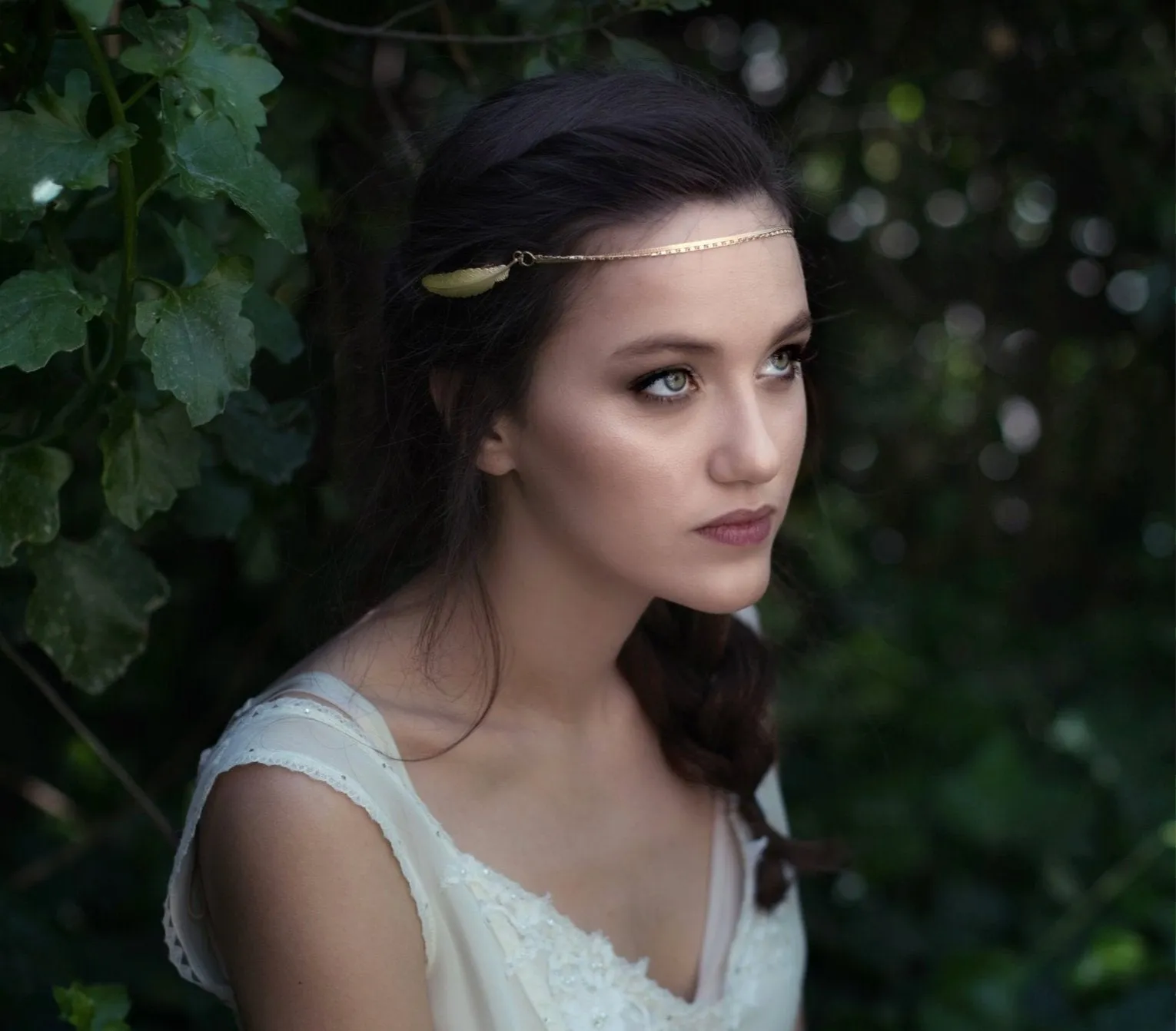 Feather Hair Chain
