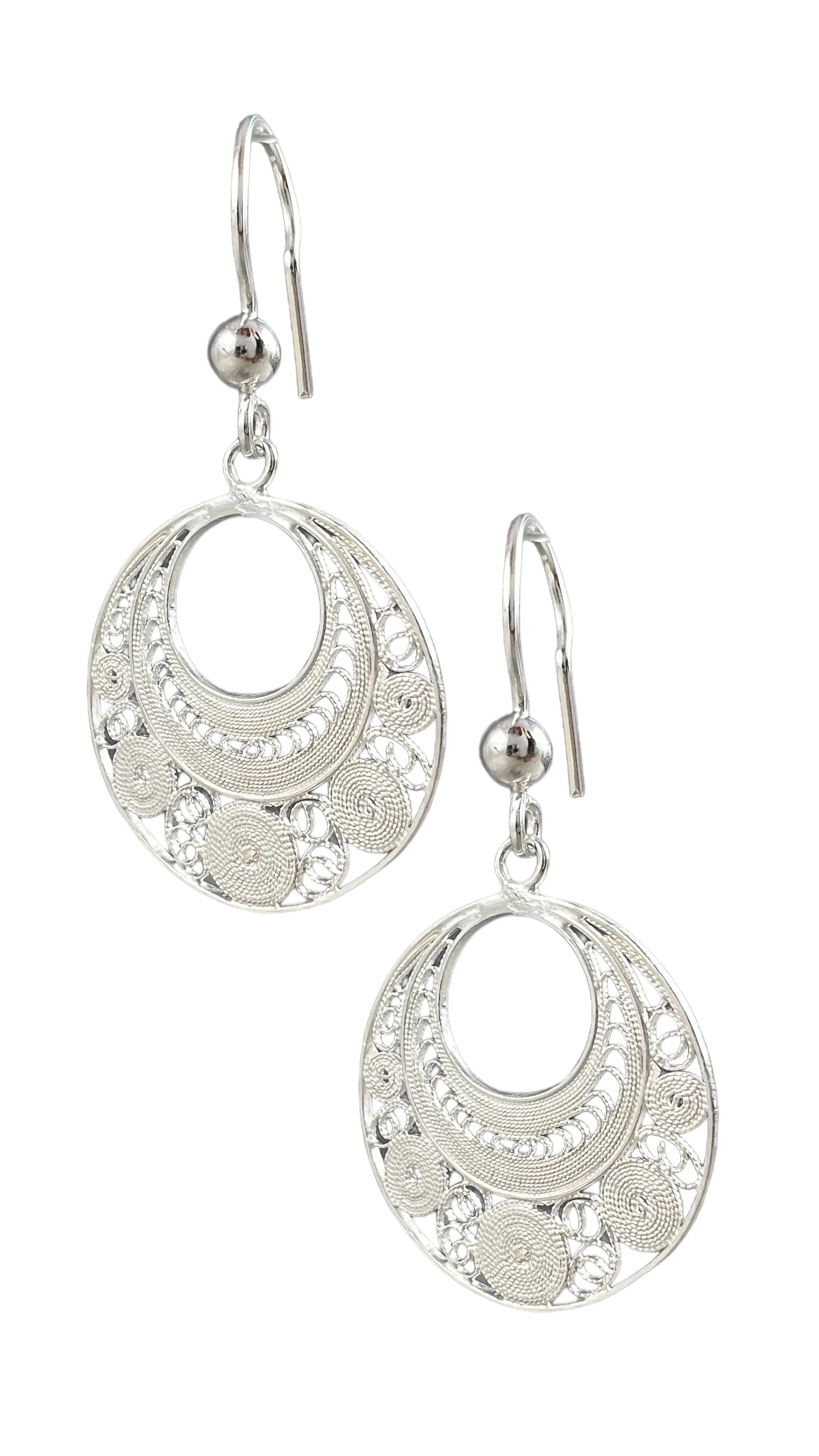 Filigree Circles Earrings