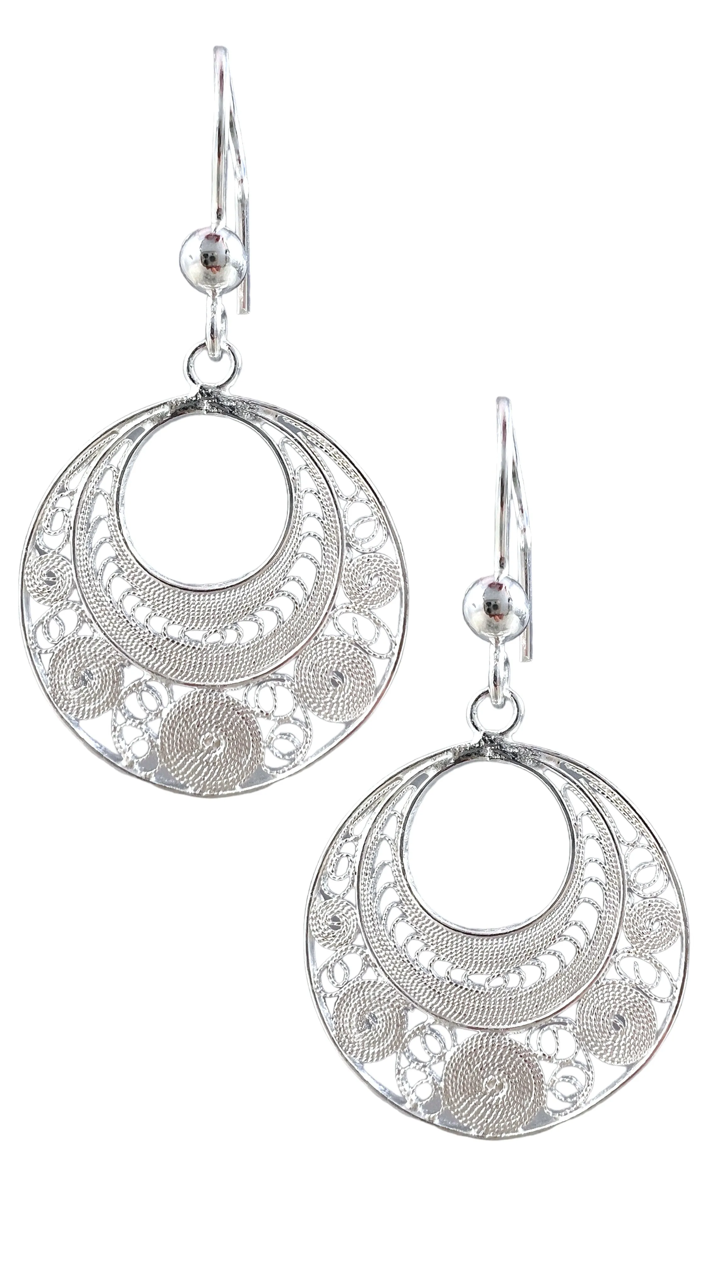 Filigree Circles Earrings
